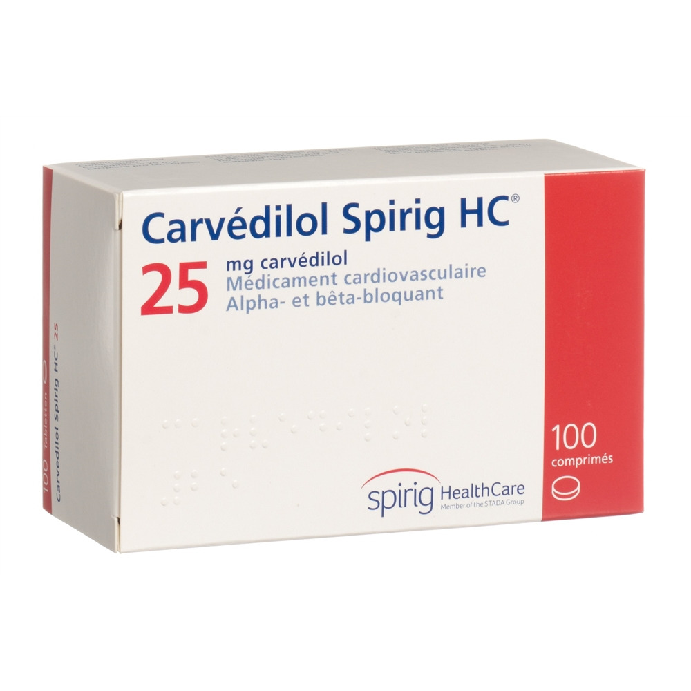 CARVEDILOL Spirig HC 25 mg, image 2 sur 2