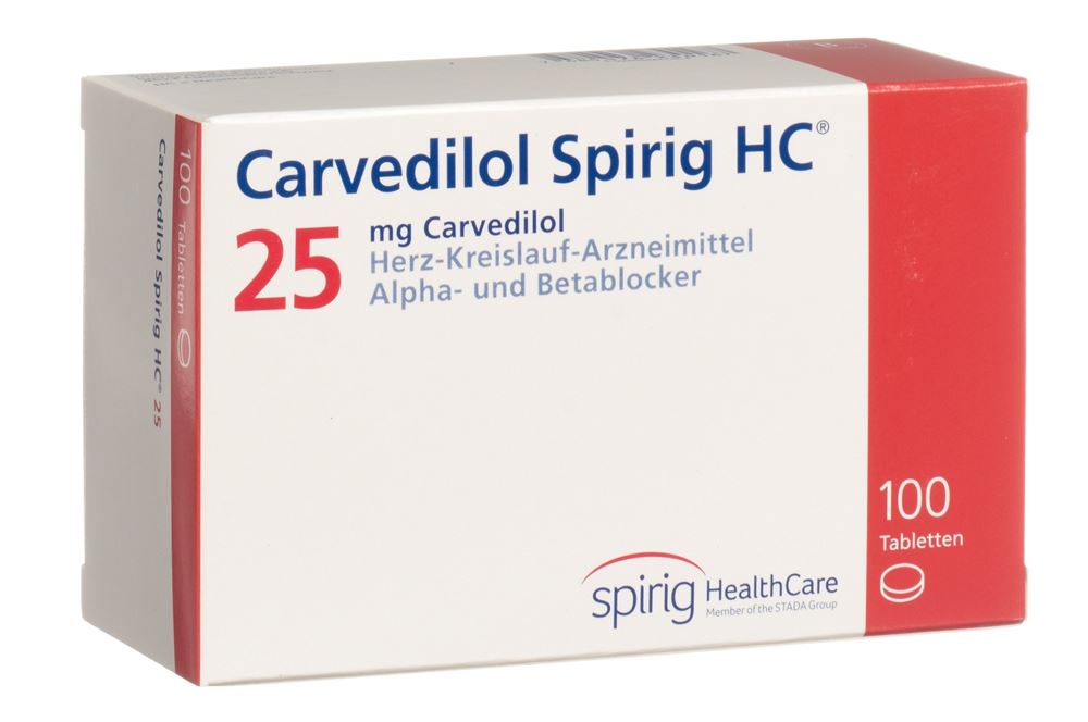 CARVEDILOL Spirig HC 25 mg, Hauptbild