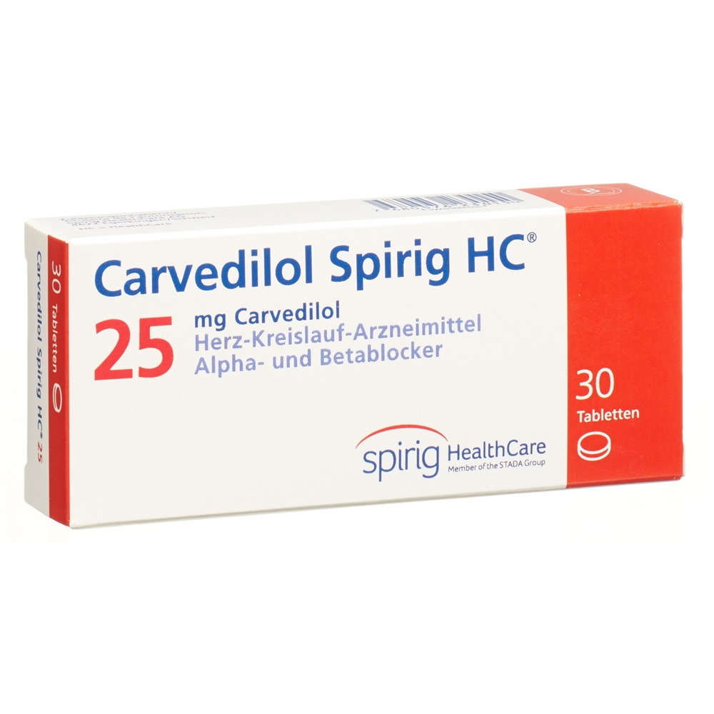 CARVEDILOL Spirig HC 25 mg, Hauptbild