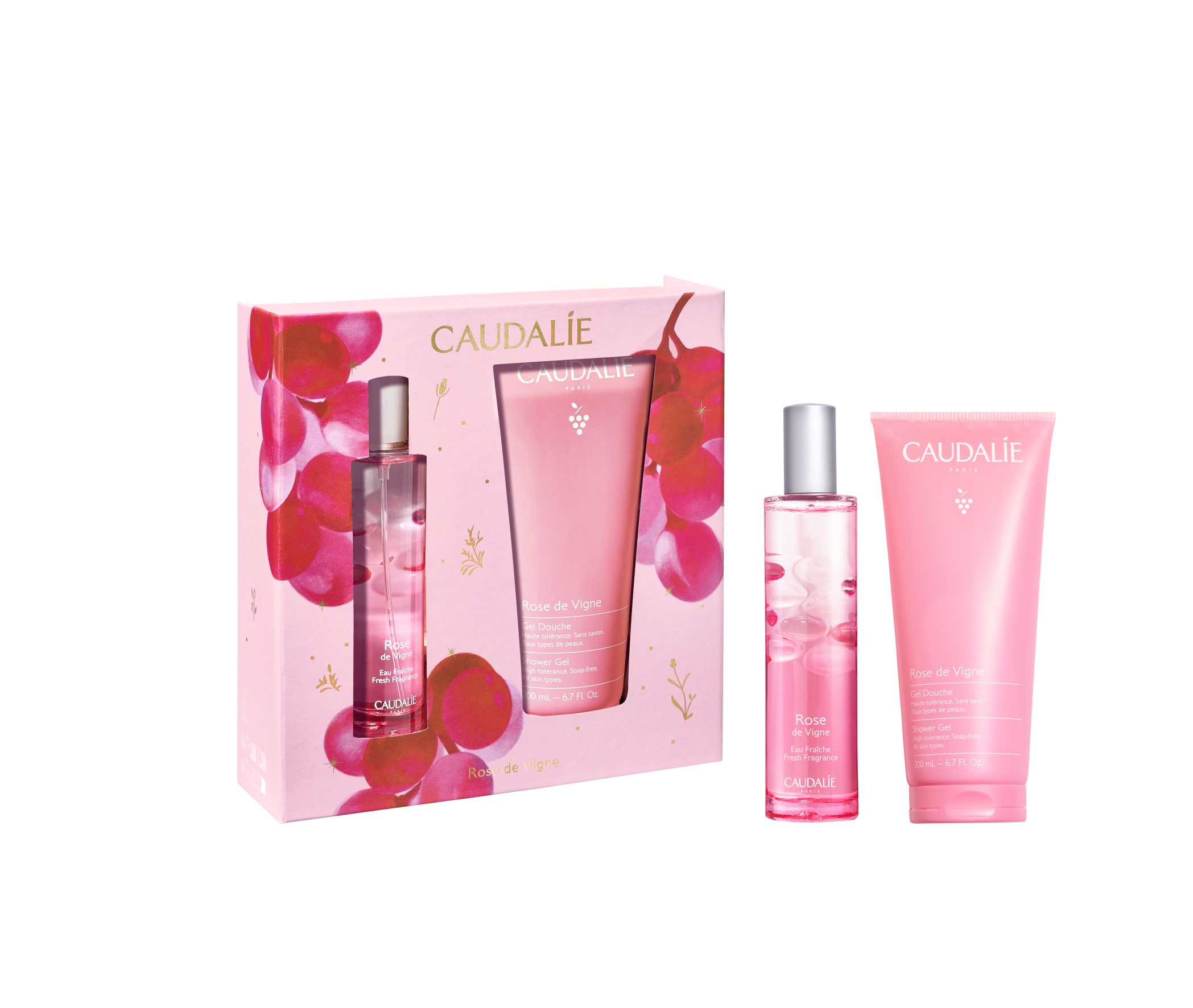 CAUDALIE Coffret Rose des Vignes 50ml, image 2 sur 2