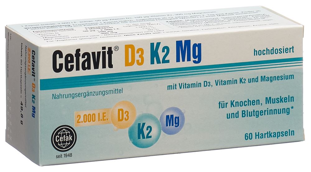 CEFAVIT D3 2000 K2 Mg, Hauptbild