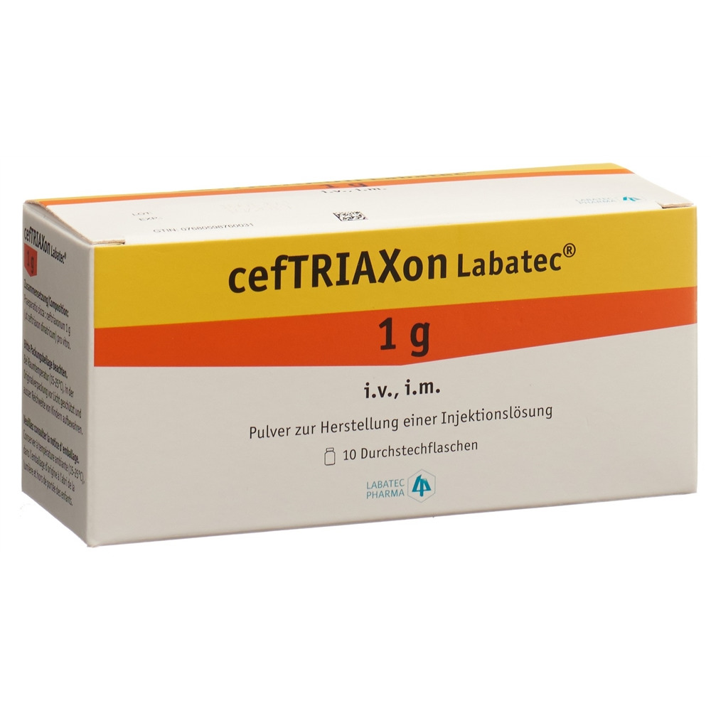 CEFTRIAXONE Labatec 1 g, image principale