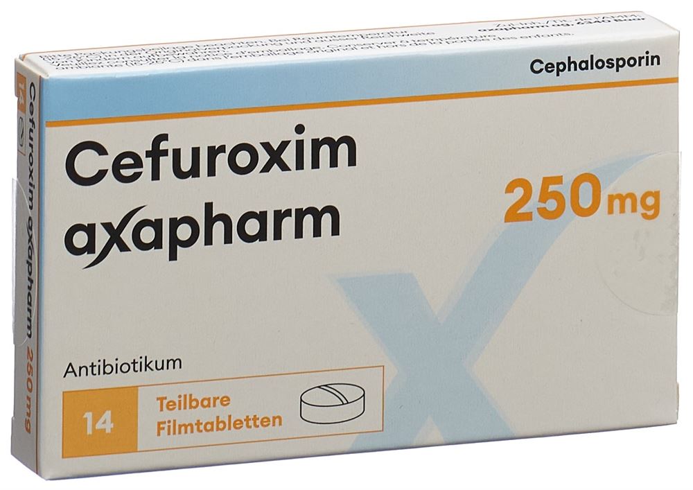 CEFUROXIME axapharm 250 mg, Hauptbild
