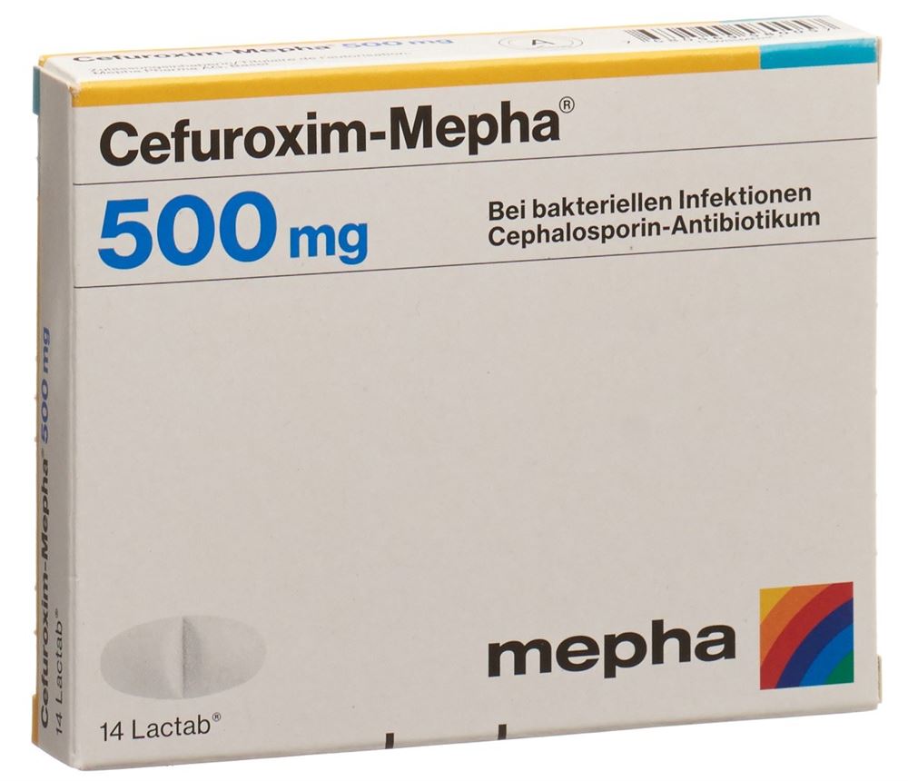 CEFUROXIME Mepha 500 mg, image principale