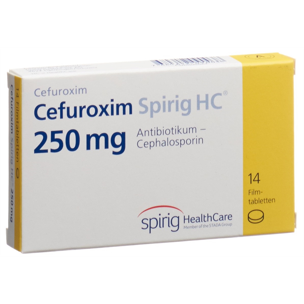 CEFUROXIME Spirig HC 250 mg, Hauptbild