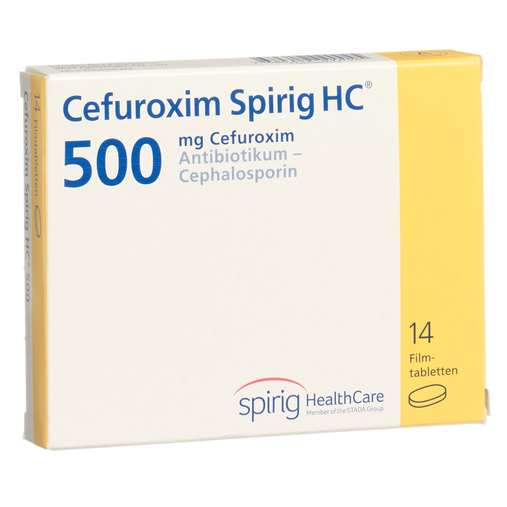 CEFUROXIME Spirig HC 500 mg, Hauptbild