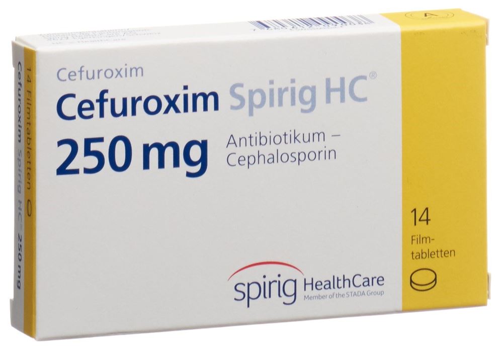 CEFUROXIME Spirig HC 250 mg, image principale