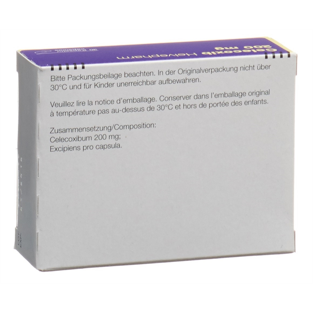 CELECOXIB Helvepharm 200 mg, image 2 sur 2