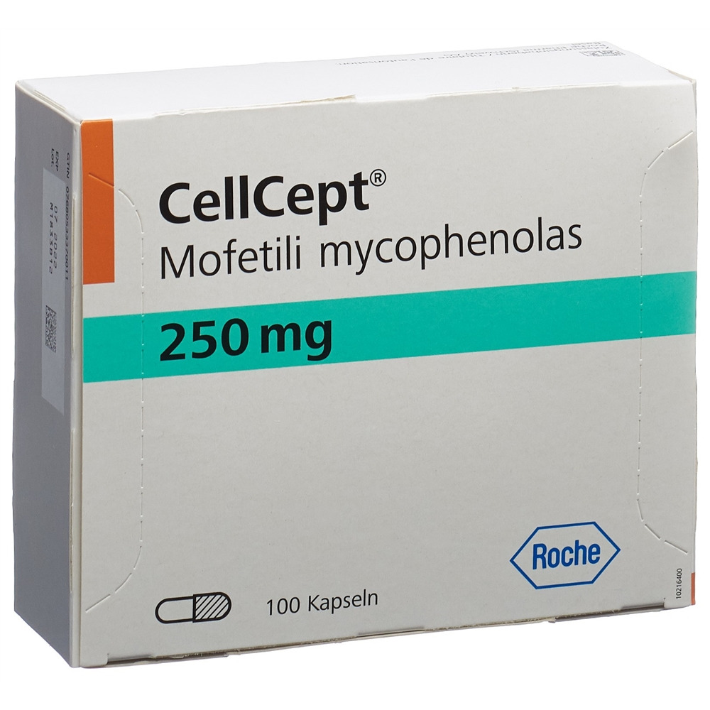 CELLCEPT caps 250 mg blist 100 pce, image principale