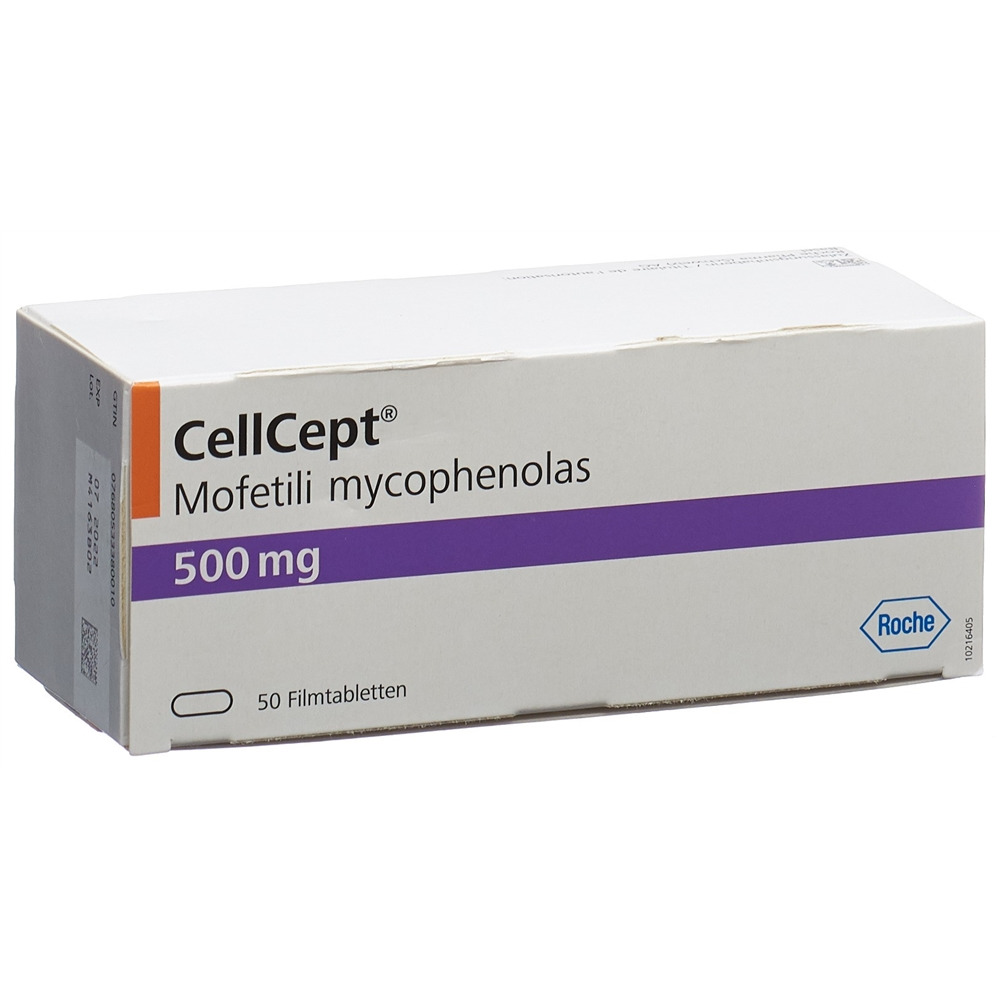 CELLCEPT Filmtabl 500 mg Blist 50 Stk, Hauptbild