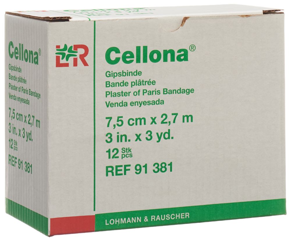 Cellona Gipsbinden, Hauptbild