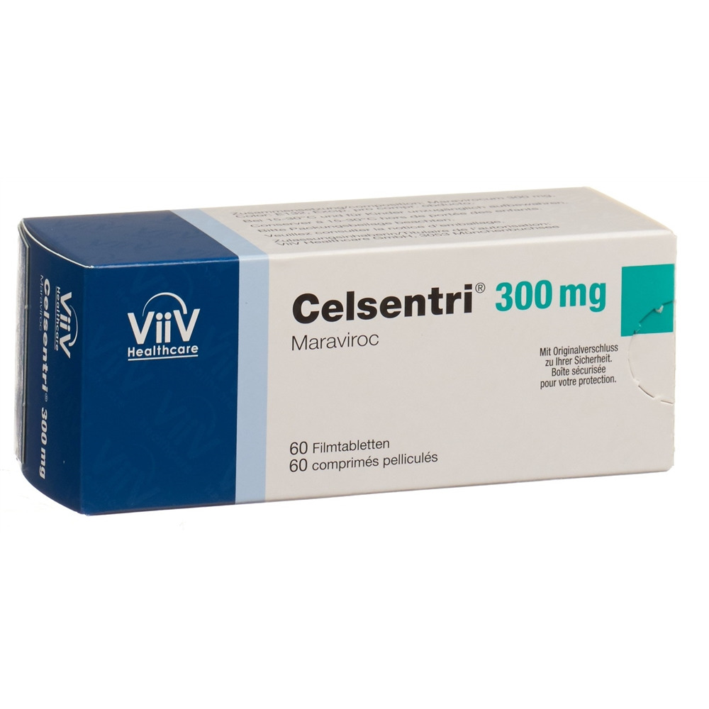 CELSENTRI cpr pell 300 mg blist 60 pce, image principale