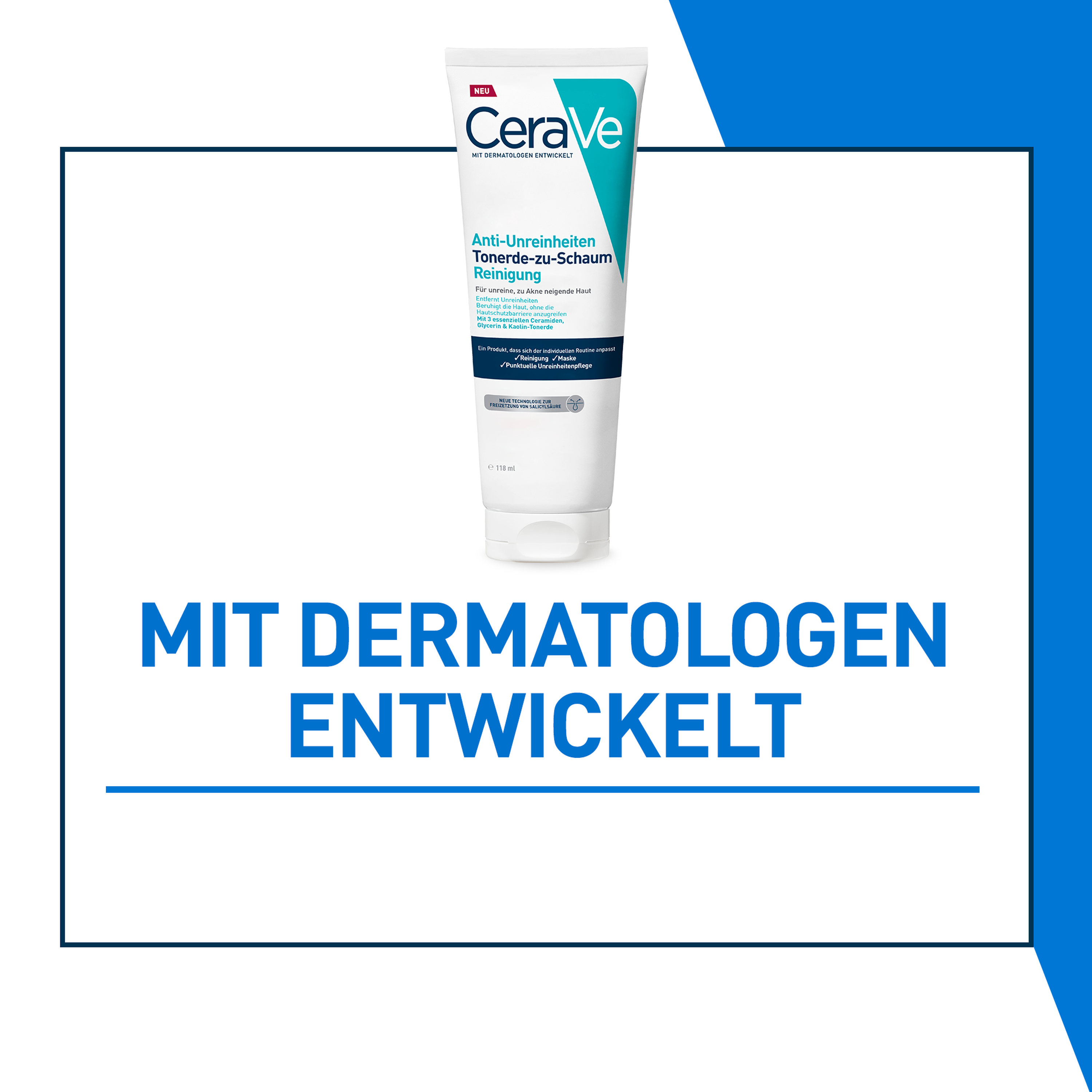 CERAVE 3in1 Tonerde-zu-Schaum Reinigung, Bild 5 von 5