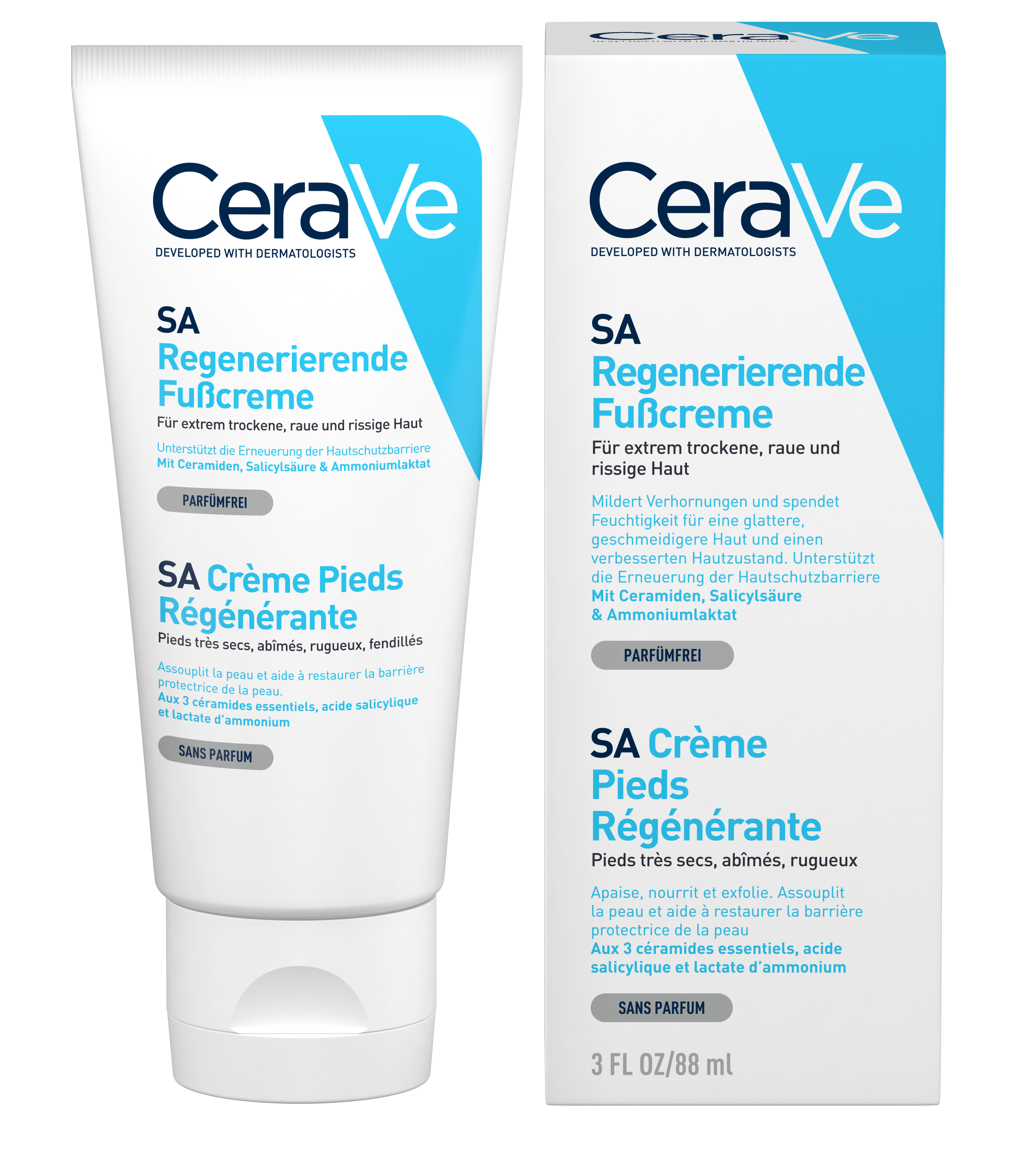 CERAVE Crème pieds régénérante