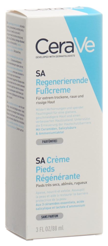 CERAVE Crème pieds régénérante