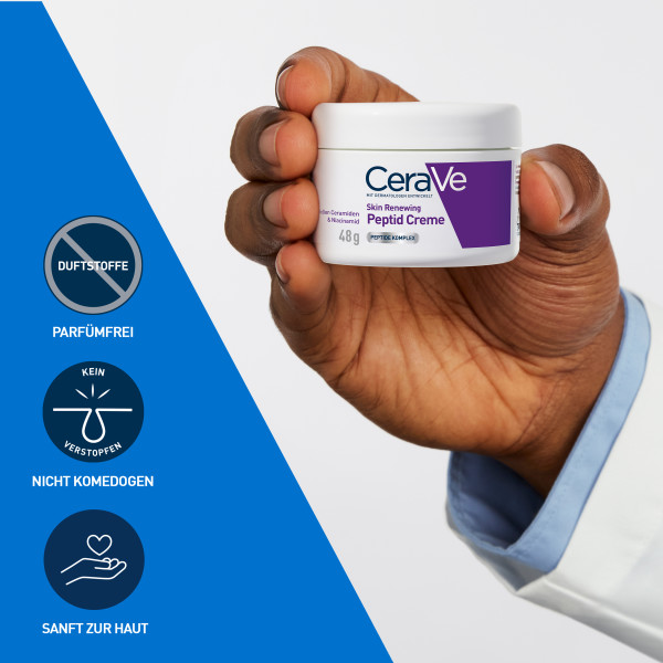 CERAVE Skin Renewing Creme Peptides, image 3 sur 4