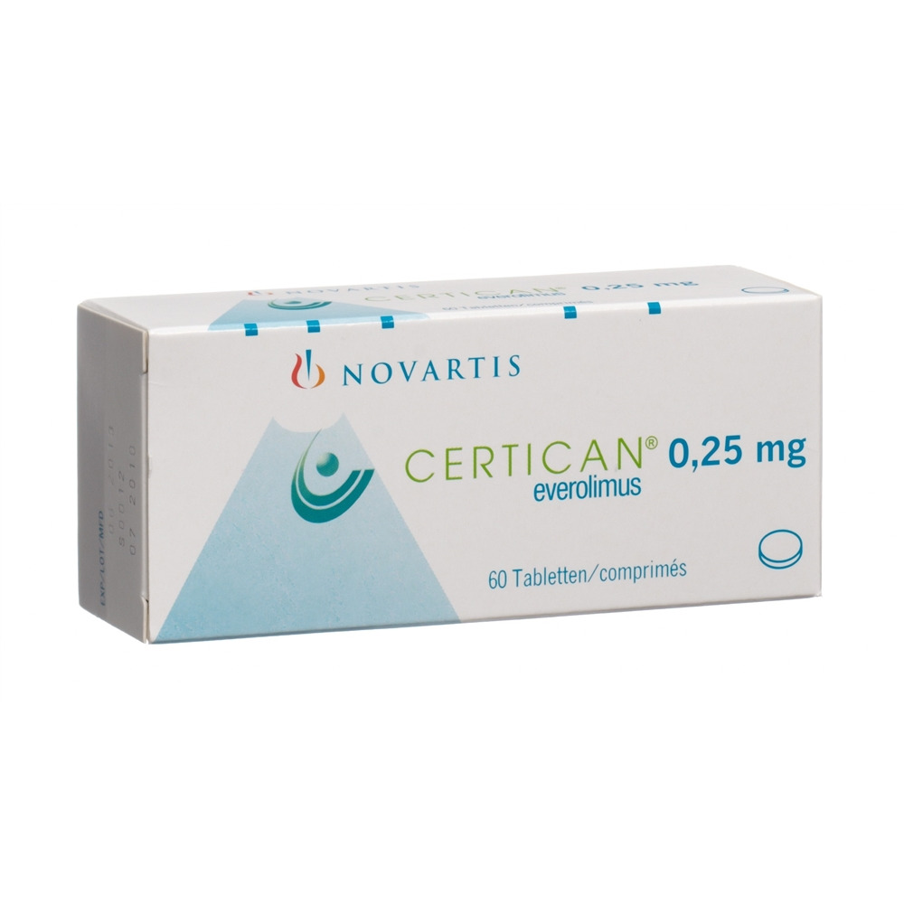 CERTICAN cpr 0.25 mg blist 10 pce, image principale