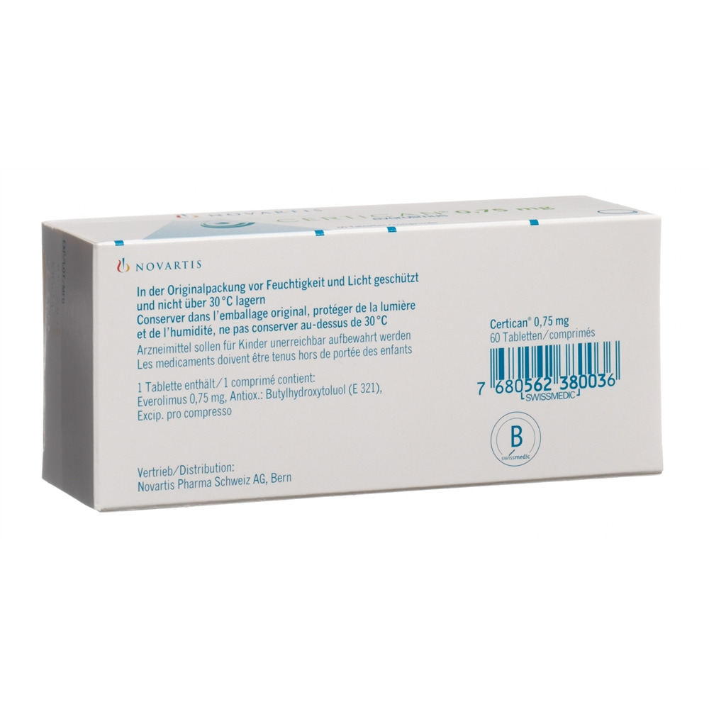 CERTICAN cpr 0.75 mg blist 10 pce, image 2 sur 2