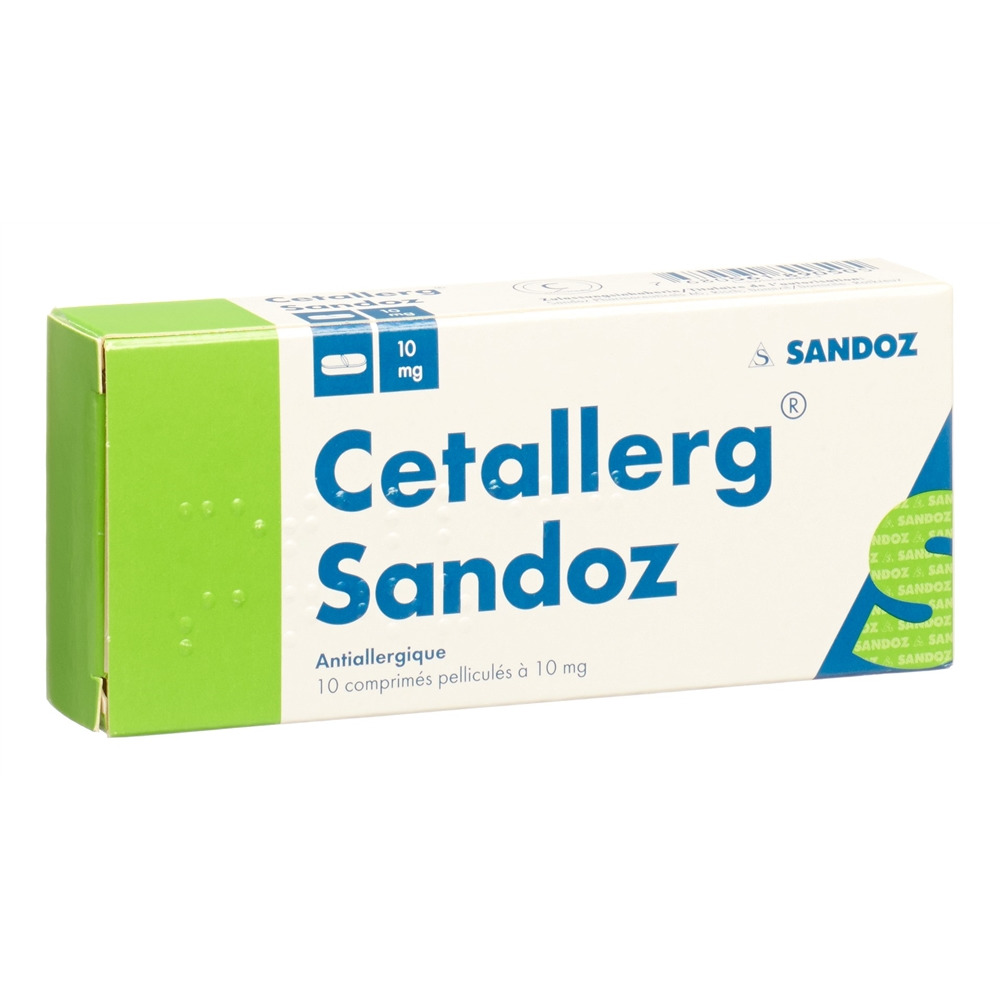 CETALLERG Sandoz 10 mg, image 2 sur 4