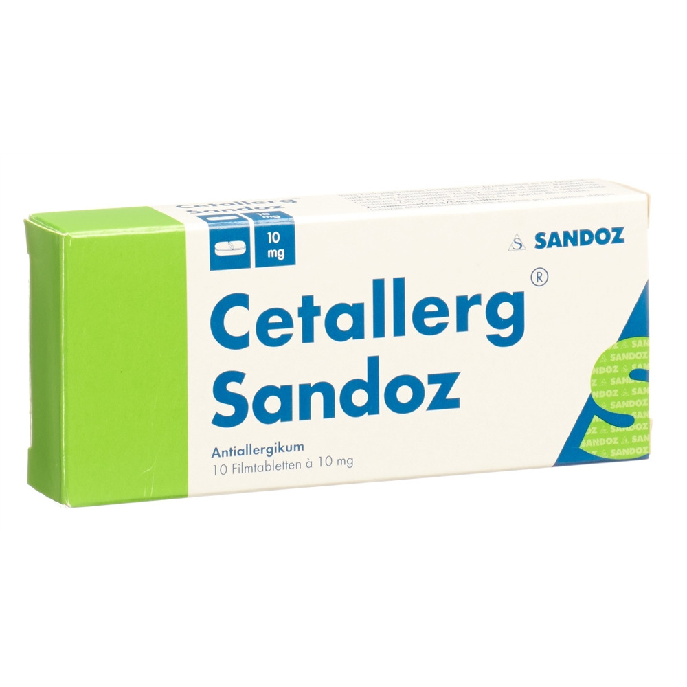 CETALLERG Sandoz 10 mg