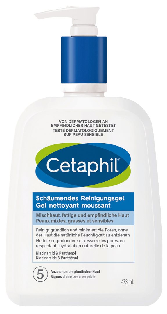 CETAPHIL gel nettoyant moussant, image principale