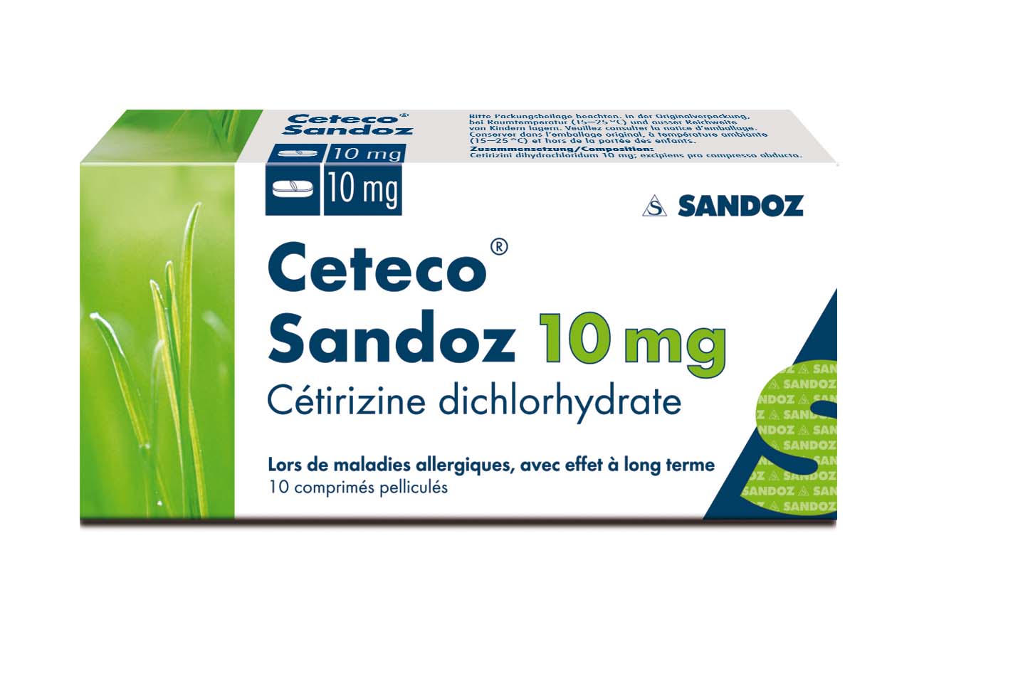 CETECO Sandoz 10 mg, Bild 2 von 4