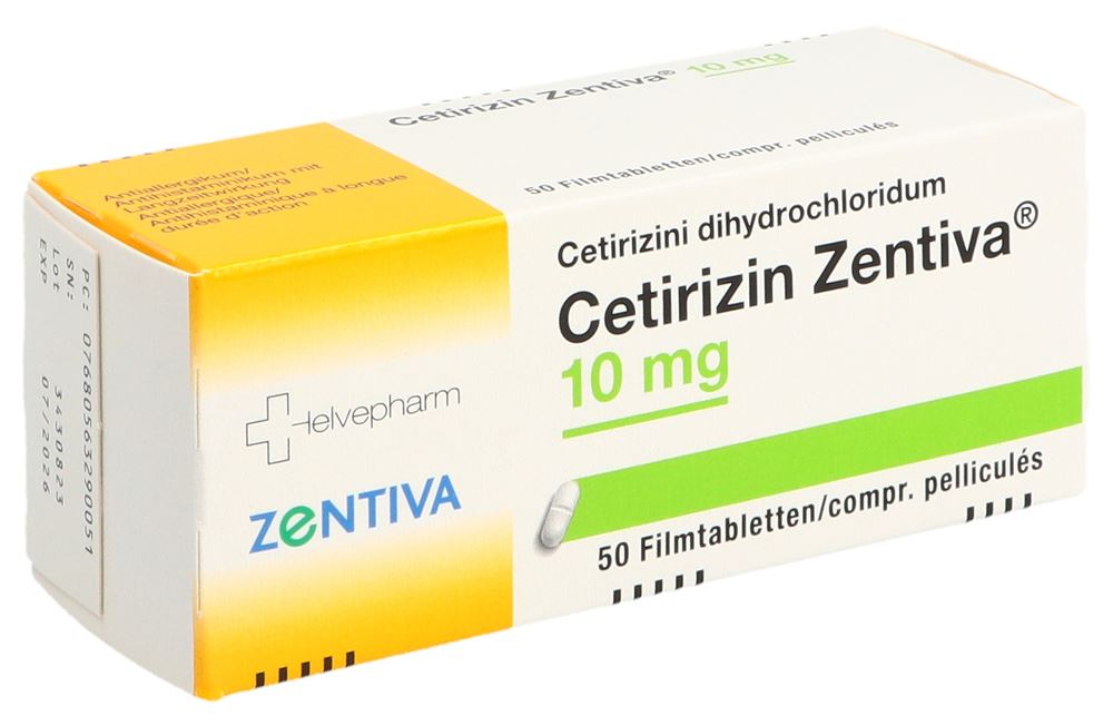 CETIRIZINE Zentiva 10 mg