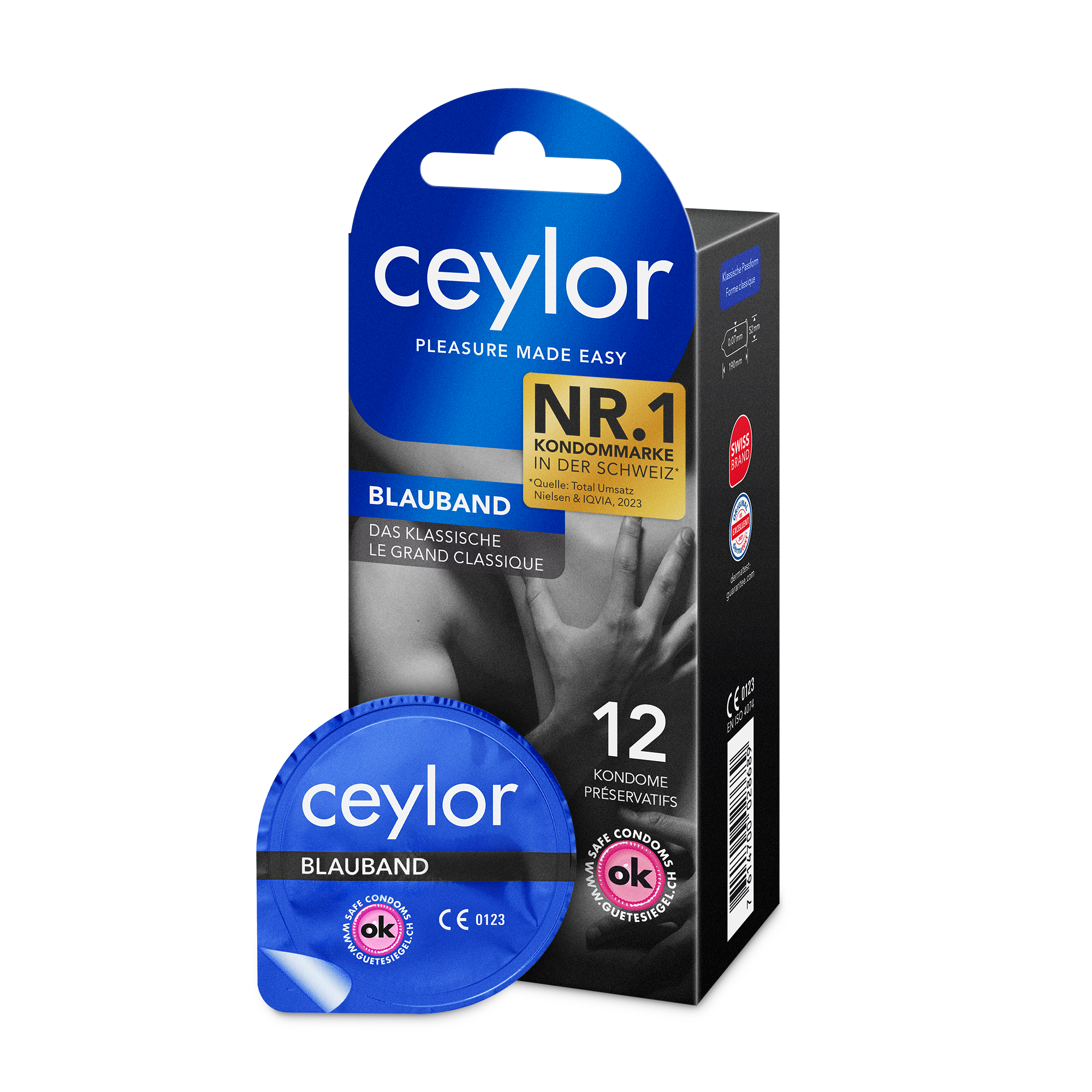 Ceylor Bande bleue préservatif, image principale