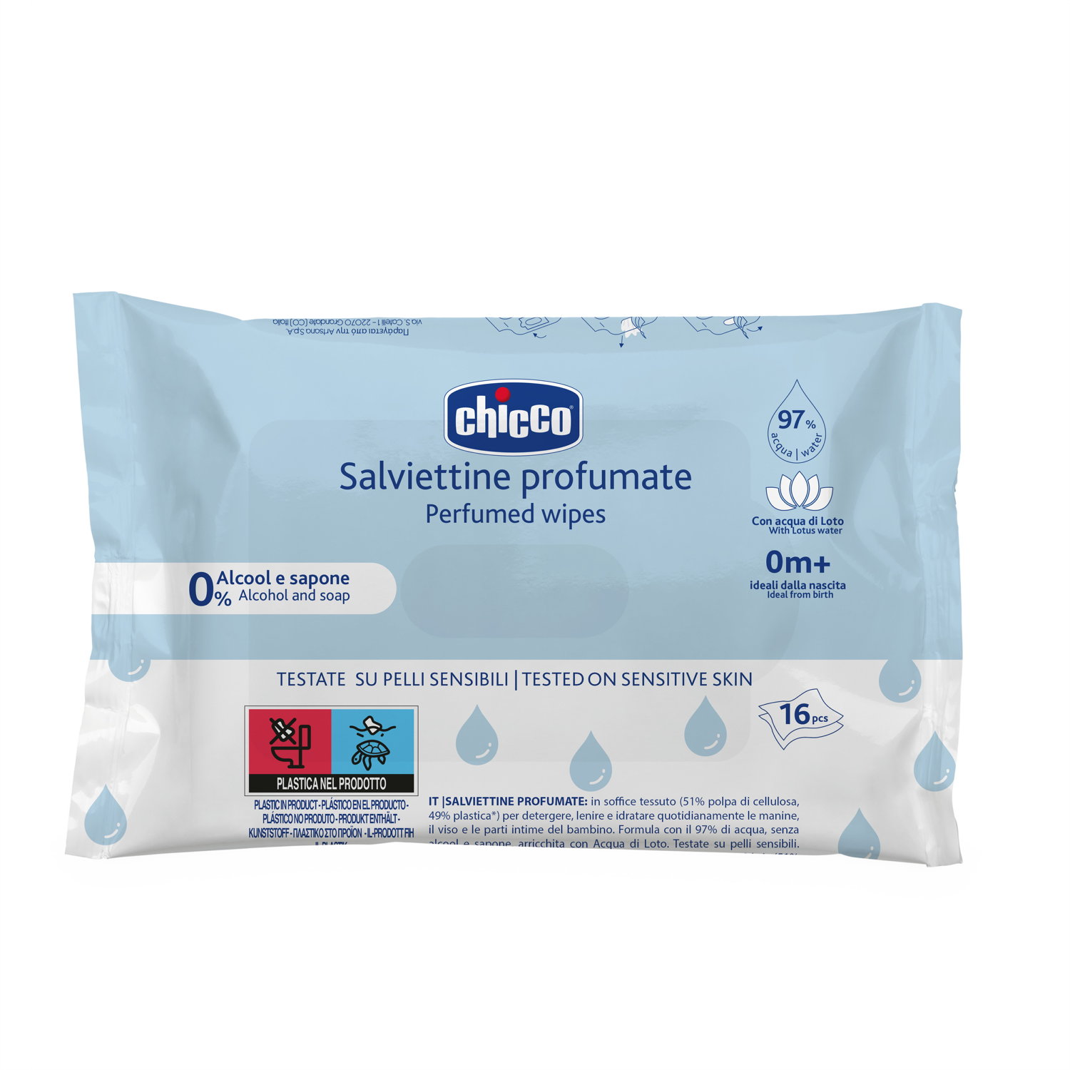 CHICCO lingettes de toilette