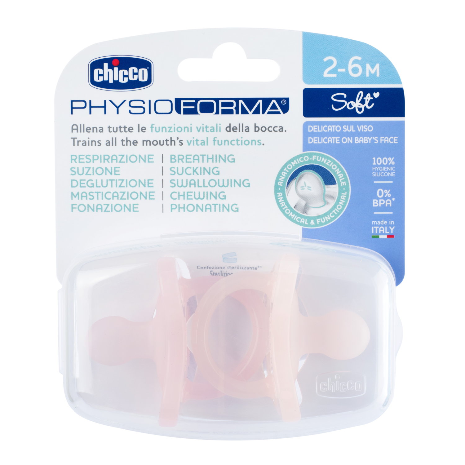 CHICCO Physiologischer Beruhigungssauger PHYSIOFORMA SOFT, Hauptbild