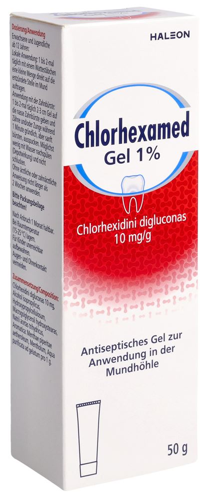 CHLORHEXAMED gel 1 % 50 g