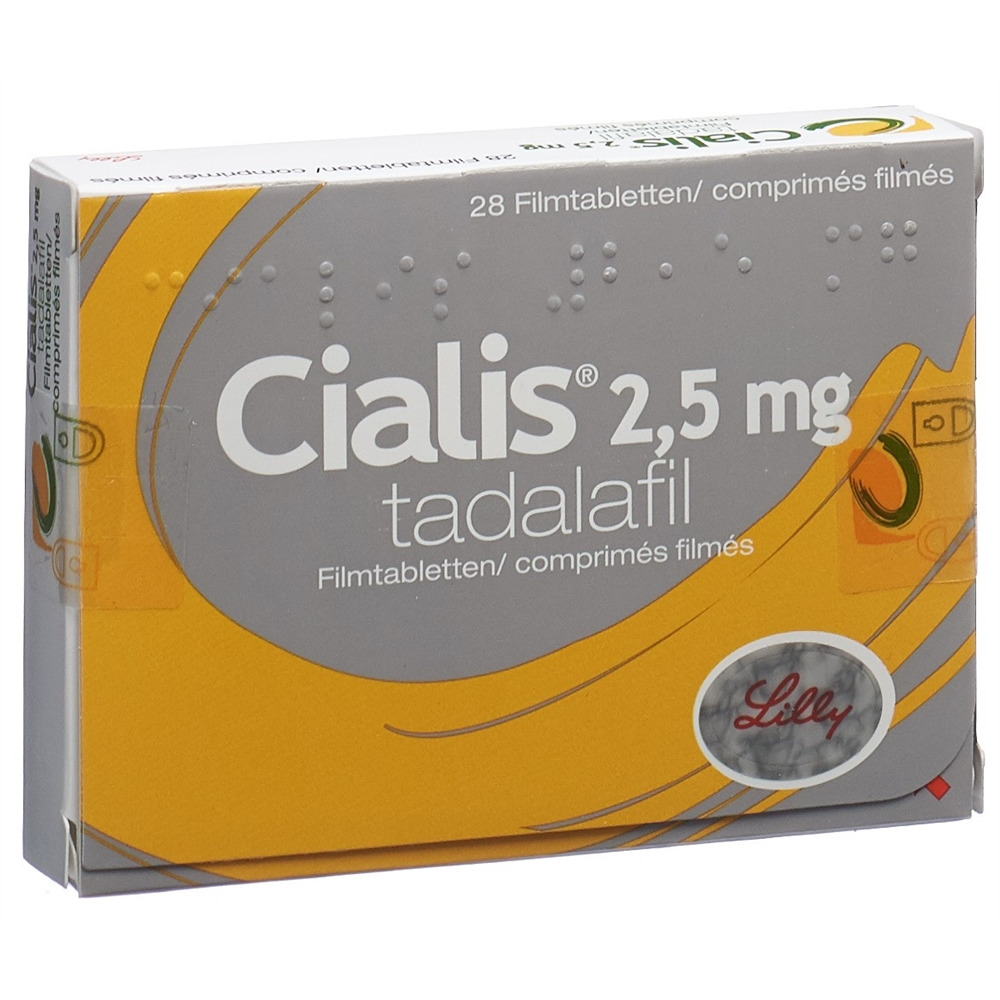 CIALIS Filmtabl 2.5 mg Blist 28 Stk, Hauptbild