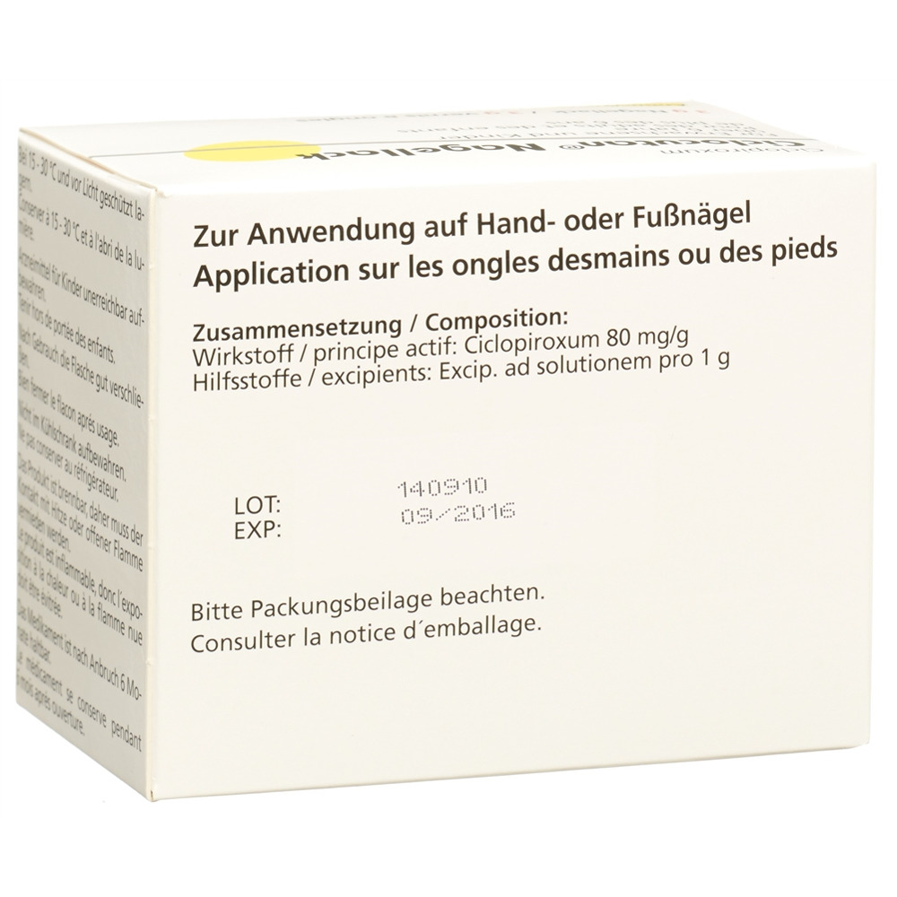 CICLOCUTAN Nagellack 80 mg/g, Bild 2 von 2