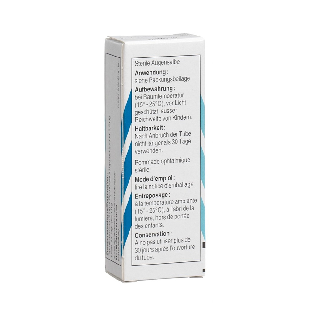 CILOXAN Augensalbe Tb 3.5 g, Bild 2 von 2