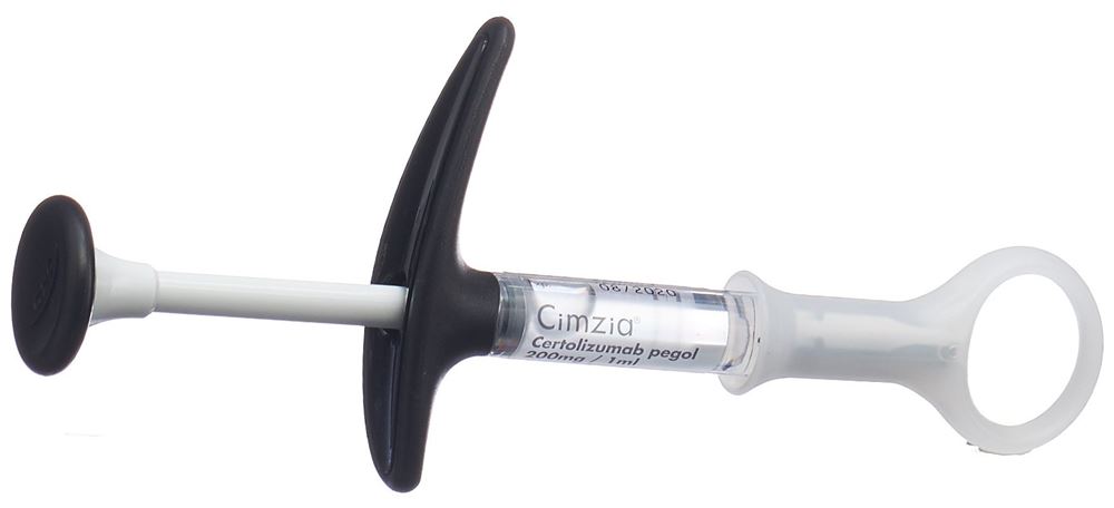 CIMZIA sol inj 200 mg/ml ser pré 1 ml, image 2 sur 3