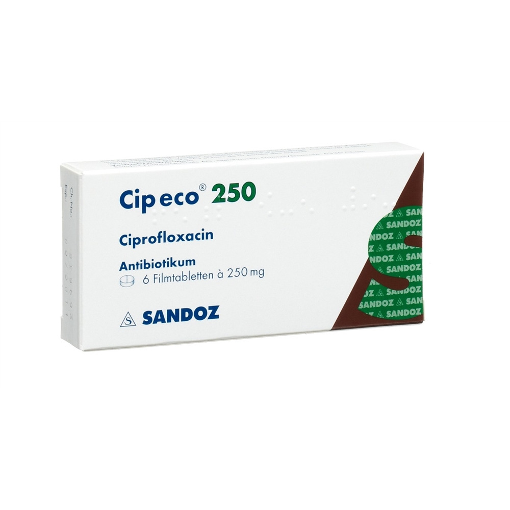 CIP ECO cpr pell 250 mg blist 6 pce, image principale