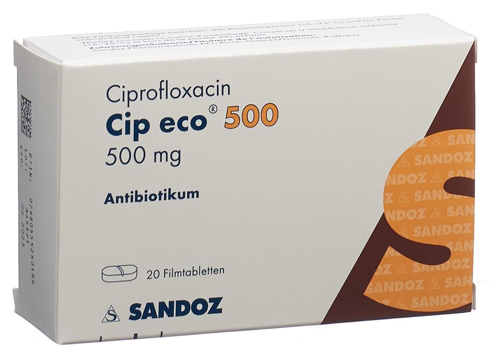 CIP ECO cpr pell 500 mg blist 20 pce, image principale