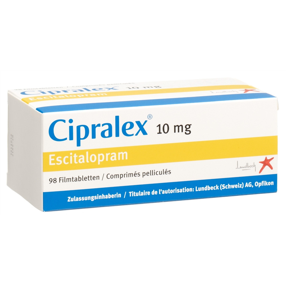 CIPRALEX cpr pell 10 mg blist 98 pce, image principale