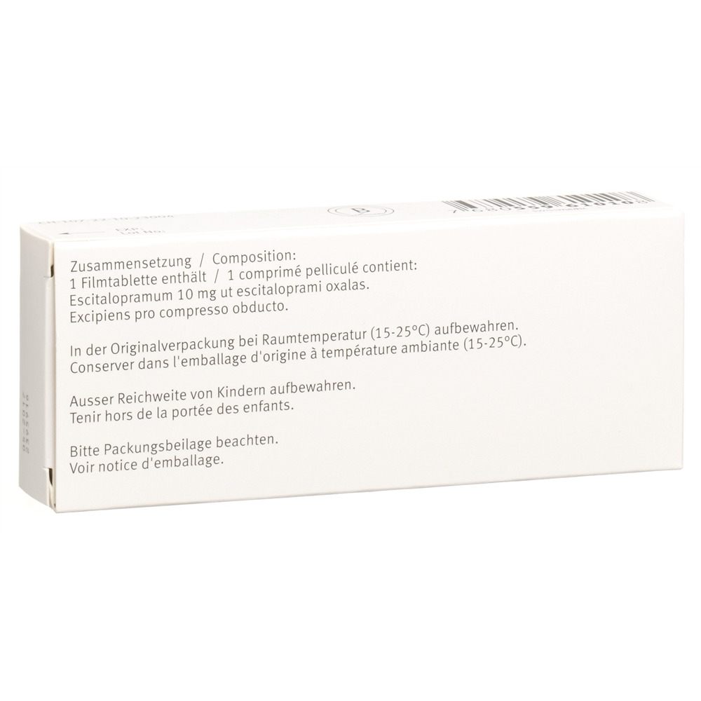 CIPRALEX Filmtabl 10 mg Blist 28 Stk, Bild 2 von 2