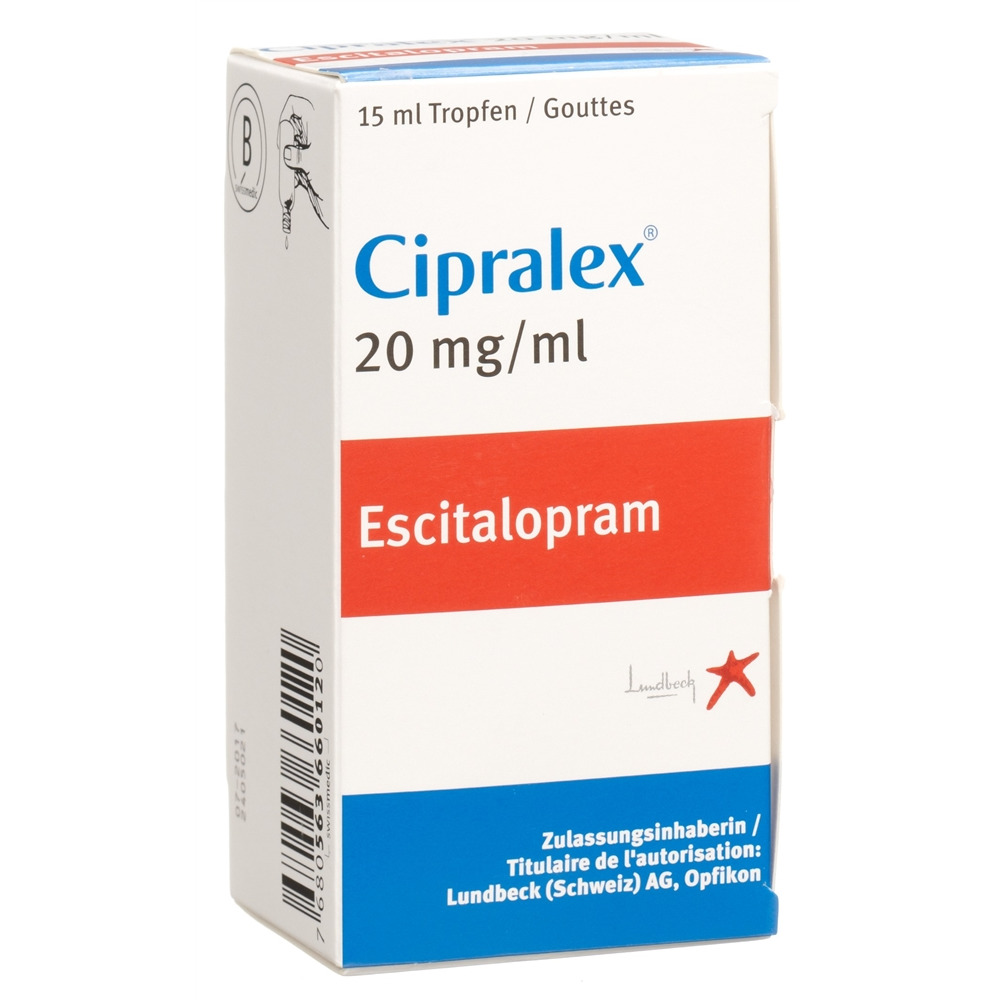 CIPRALEX Tropfen 20 mg/ml Fl 15 ml, Hauptbild