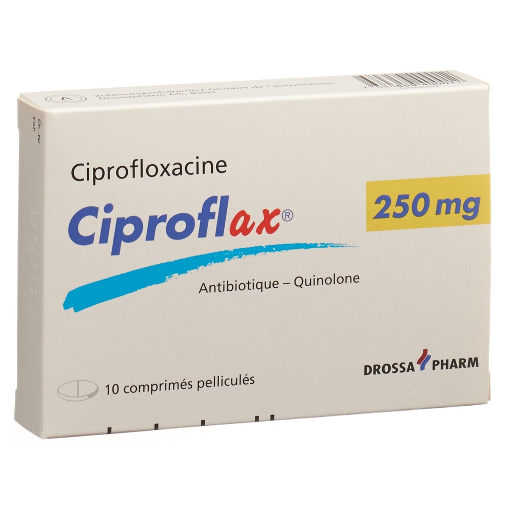 CIPROFLAX cpr pell 250 mg blist 10 pce, image 2 sur 2