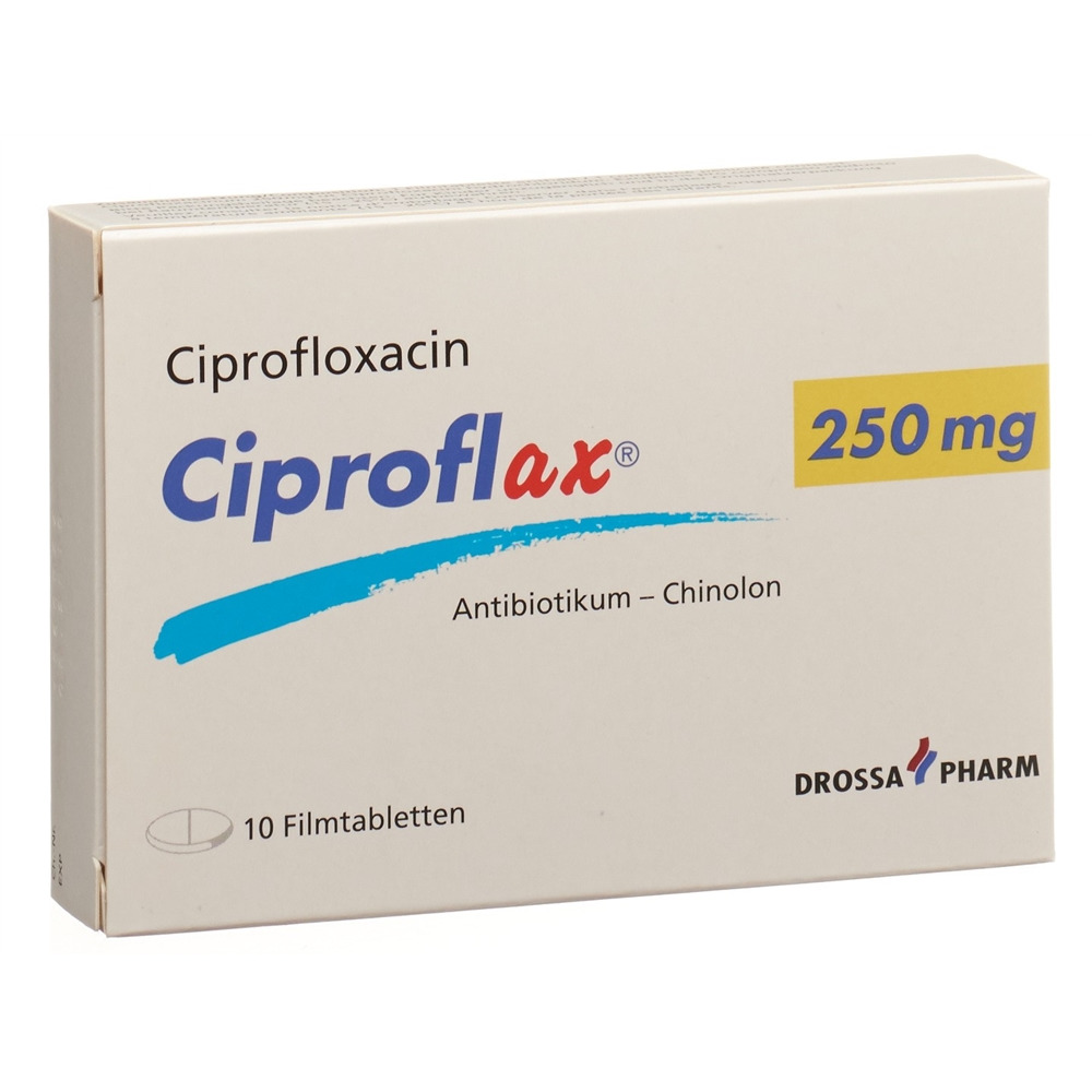 CIPROFLAX cpr pell 250 mg blist 10 pce, image principale
