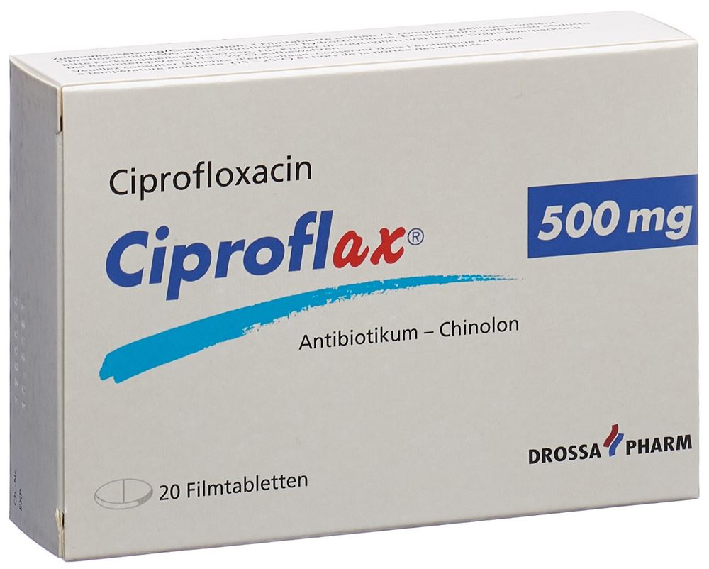CIPROFLAX cpr pell 500 mg blist 20 pce, image principale