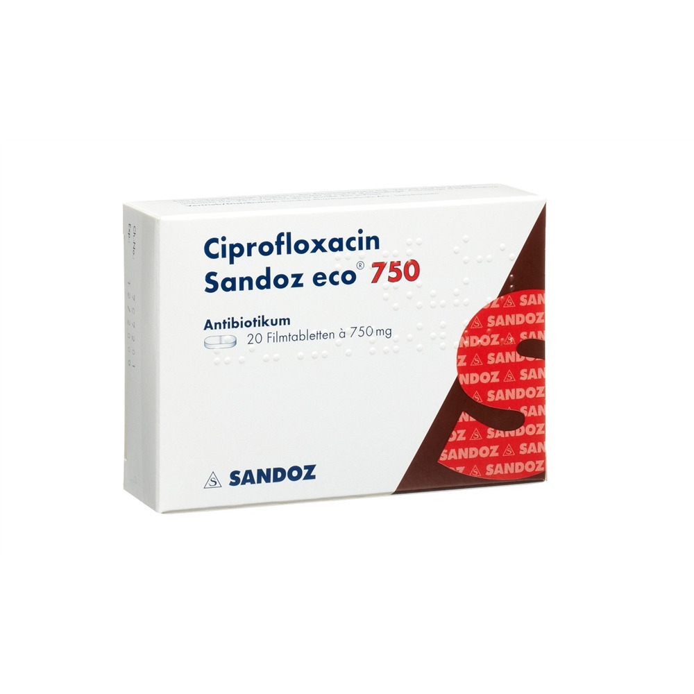 CIPROFLOXACINE Sandoz eco 750 mg, Hauptbild