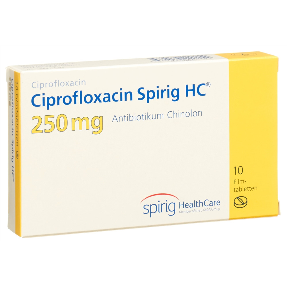 CIPROFLOXACINE Spirig HC 250 mg, Hauptbild