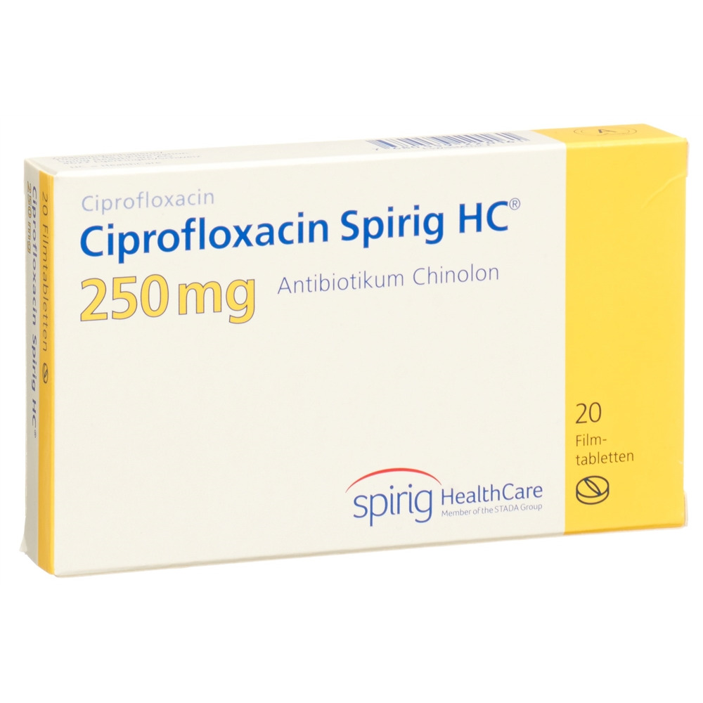 CIPROFLOXACINE Spirig HC 250 mg, Hauptbild