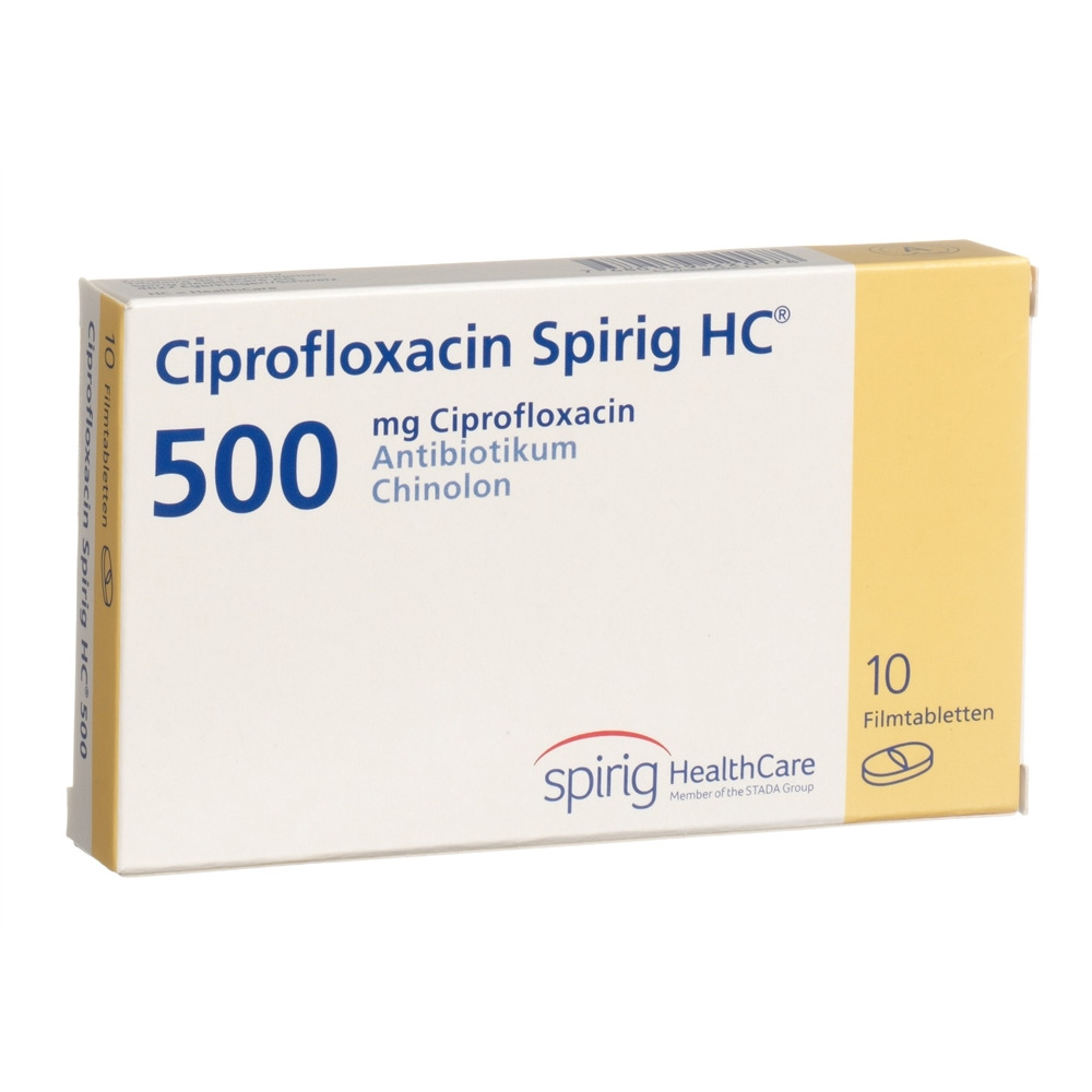 CIPROFLOXACINE Spirig HC 500 mg, Hauptbild