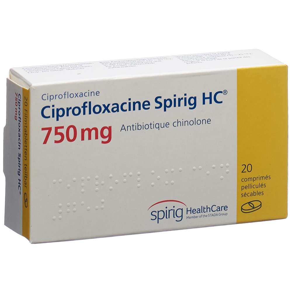 CIPROFLOXACINE Spirig HC 750 mg, Bild 2 von 2