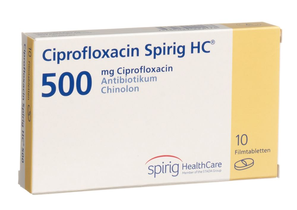 CIPROFLOXACINE Spirig HC 500 mg, image principale