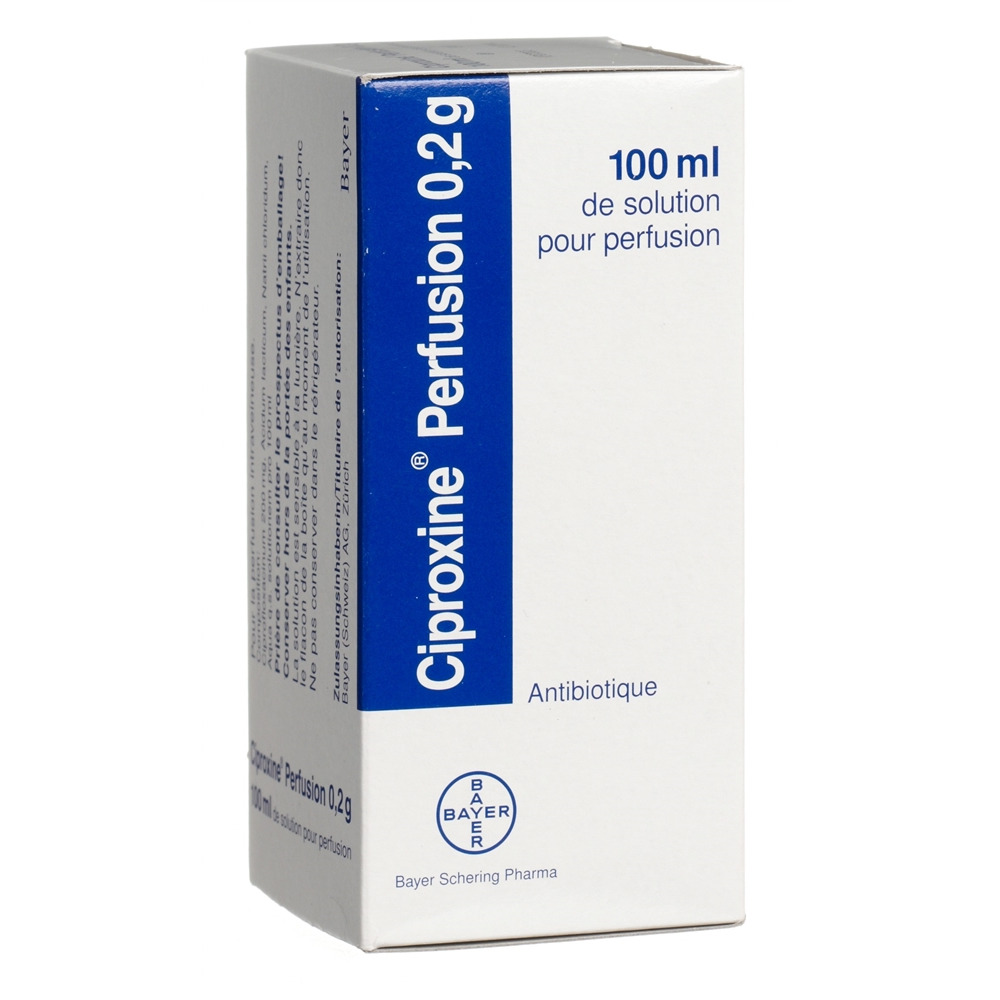 CIPROXINE Inf Lös 0.2 g Fl 100 ml, Hauptbild